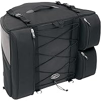 Saddlemen 3501-0322 Dresser Back Seat Bag, Black