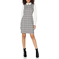 Tommy Hilfiger Women's Peter Pan Collar a Line Dress