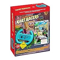 Nickelodeon Kart Racers Bundle + Wheel Accessory Nintendo Switch Game [Code in a Box] (Nintendo Switch)