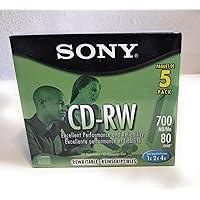 SONY CD-RW80 5-Pack