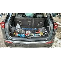 Rear Trunk Organizer Cargo Net for Buick Enclave 2018-2023 – Envelope Style Cargo Net for SUV-Premium Mesh Car Trunk Organizer Vehicle Carrier Storage–Compatible with Buick Enclave