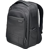 Kensington Contour Laptop Backpack, Black, Up to 17 Inch Laptops