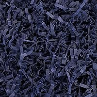 MagicWater Supply - 2 oz - Navy Blue - Crinkle Cut Paper Shred Filler great for Gift Wrapping, Basket Filling, Birthdays, Weddings, Anniversaries, Valentines Day, and other occasions