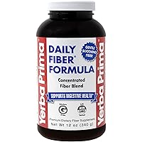 Daily Fiber Formula Powder - 12 oz - Digestive Support Supplement - Soluble & Insoluble Dietary Fiber Supplement - Vegan, Non-GMO, Gluten-Free