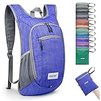 G4Free 10L/15L Hiking Backpack Lightweight Packable Hiking Daypack Small Travel Outdoor Foldable Shoulder Bag(Blue)