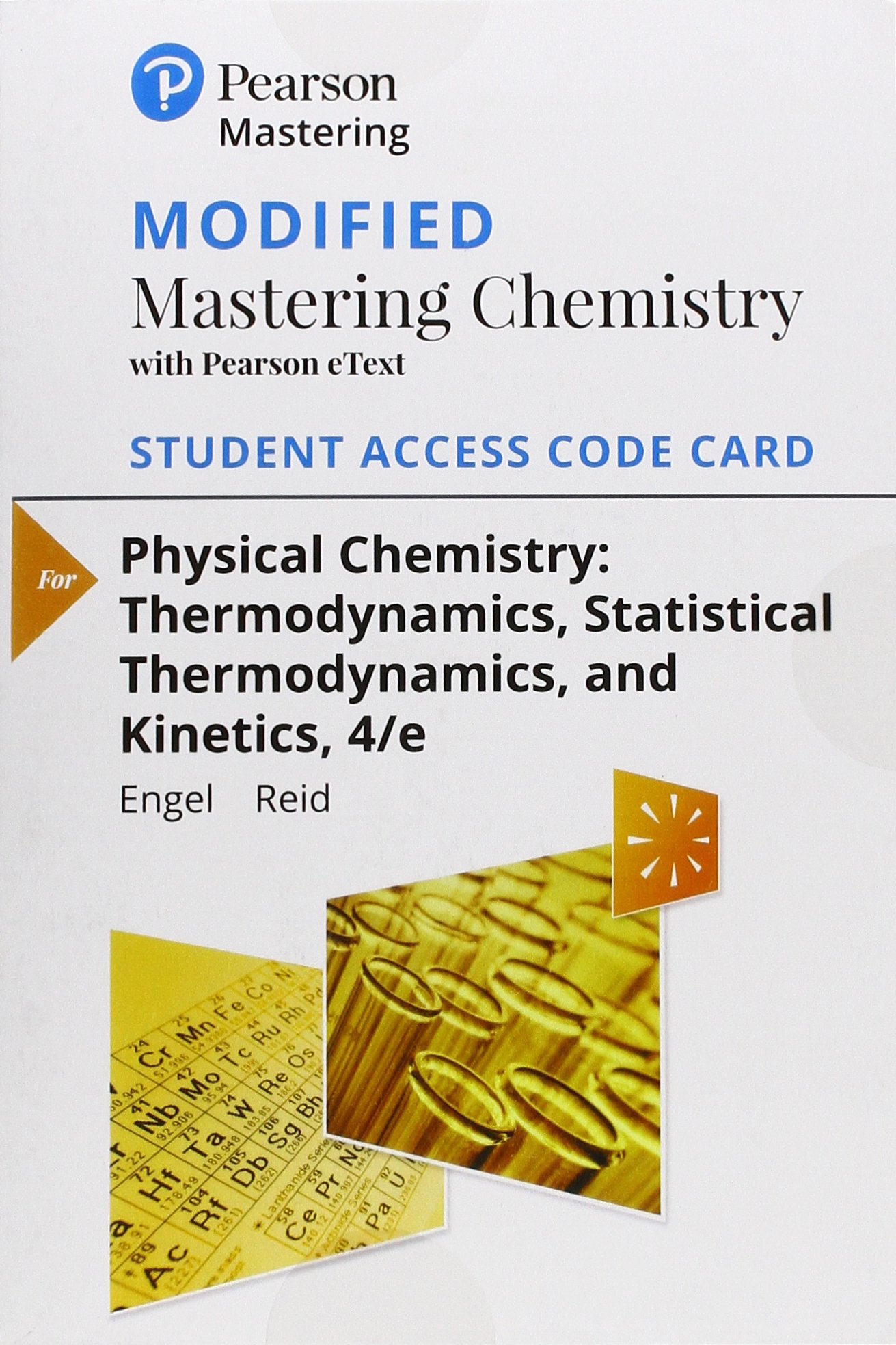 Modified Mastering Chemistry with Pearson eText -- Standalone Access Card -- for Physical Chemistry: Thermodynamics, Statistical Thermodynamics, an...