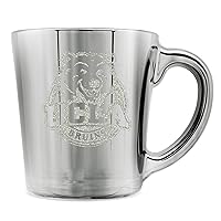 NCAA Ucla Bruins 16oz Glass Glacier Coffee Mug with Crystal Ice Finish