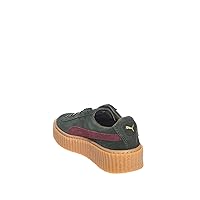 PUMA Women's Rihanna x Suede Creepers Green/Bordeaux/Gum Athletic Shoe