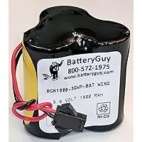 3.6V 1800mAh Nickel Cadmium Battery - BGN1800-3GWP-BATWING (Rechargeable)