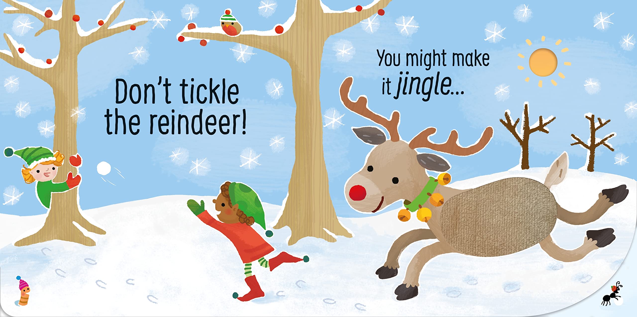 Don't Tickle the Reindeer! (Touchy-feely sound books)