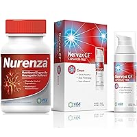 Vita Sciences 40x Neuropathy Relief Power Pack: Nurenza 40x Strength Supplement & Nervex CF Capsaicin-Free Cream