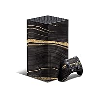 Vivid Agate Vein Slice Foiled V9 - Design Skinz Full-Body Cover Wrap Removable Vinyl Decal Skin Kit Compatible with The Microsoft Xbox 360