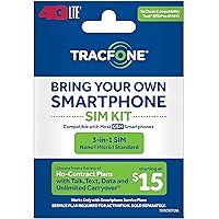 Tracfone - Bring Your Own Phone GSM 3-in-1 Sim Card Kit (4G LTE) -