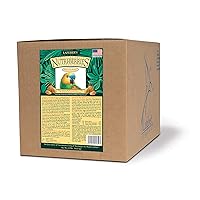 LAFEBER'S Tropical Fruit Nutri-Berries Pet Bird Food, Made with Non-GMO and Human-Grade Ingredients, for Parrots, 20 lb