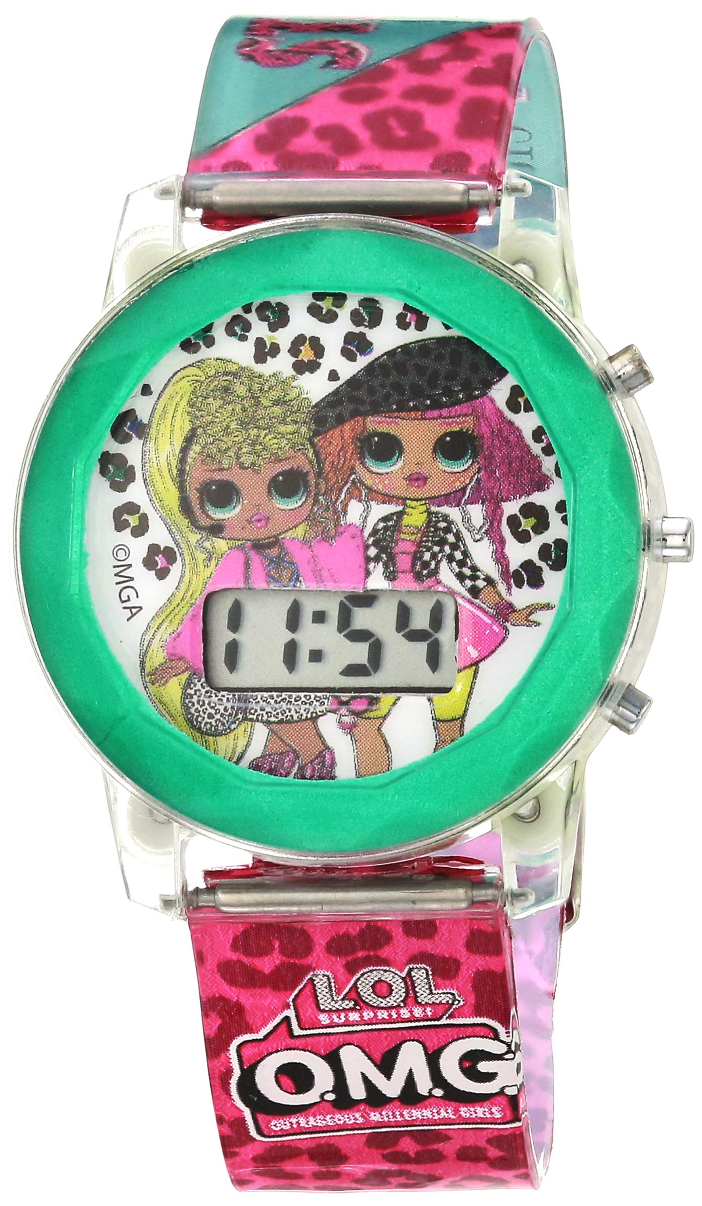 Accutime Girls' Quartz Watch (Model: LOL4308OMGAZ),Multicolor