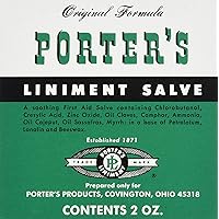 Special pack of 5 Porter's Liniment Salve 2 oz X 5