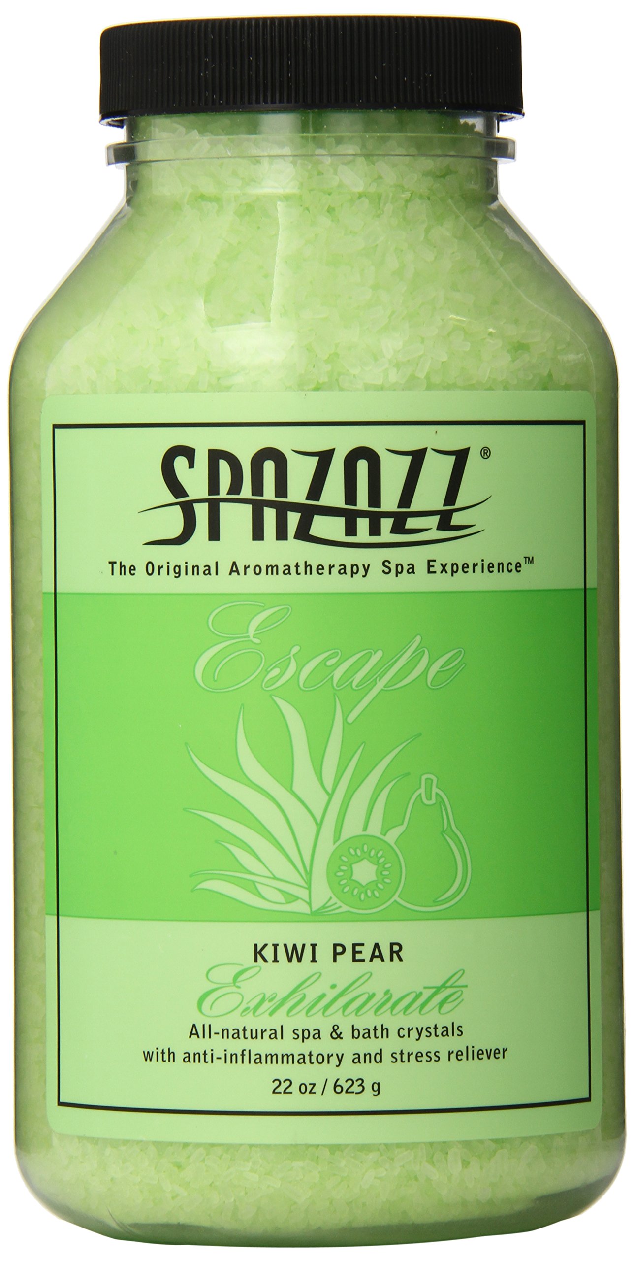 Spazazz 7369C Spa and Bath Crystals, Kiwi Pear, 22 Ounce