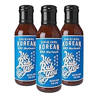 Bulgogi Sauce Kalbi Marinade Original Korean BBQ We Rub You 15 oz (Pack of 3)