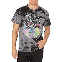 Marvel Universe Grunge Thor Young Men's Short Sleeve Tee Shirt
