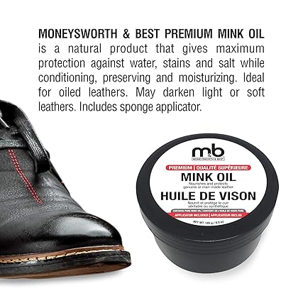 Moneysworth & Best Mink Oil-Tub (6.5-Ounces)