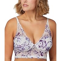 Maidenform Womens Lightly Lined Convertible Lace Bralette