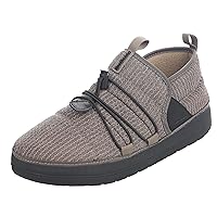 Northside Mens Rainier Mid Camp Slipper - Indoor Outdoor House Shoes Plush Slip on Outdoor High Traction Footwear
