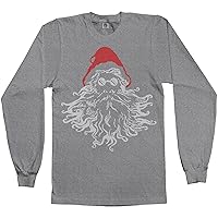 Threadrock Men's Groovy Santa Claus Long Sleeve T-Shirt