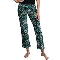 Harry Potter Juniors Hogwarts Houses Crest Cropped Lounge Pants Pajamas