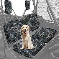 StarknightMT UTV Pioneer Seat Covers Compatible with 2016-2024 Pioneer 1000 1000-5(Front Seat),1000-6(Front and Rear Seat),Water-Repellent Bench Seat Cover -Camo