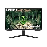 SAMSUNG Odyssey G4 Series 25-Inch FHD Monitor, IPS, 240Hz, 1ms, G-Sync, AMD FreeSync Premium, HDR10, Ultrawide Game View, DisplayPort, HDMI, Fully Adjustable Stand (LS25BG402ENXGO) (Renewed)