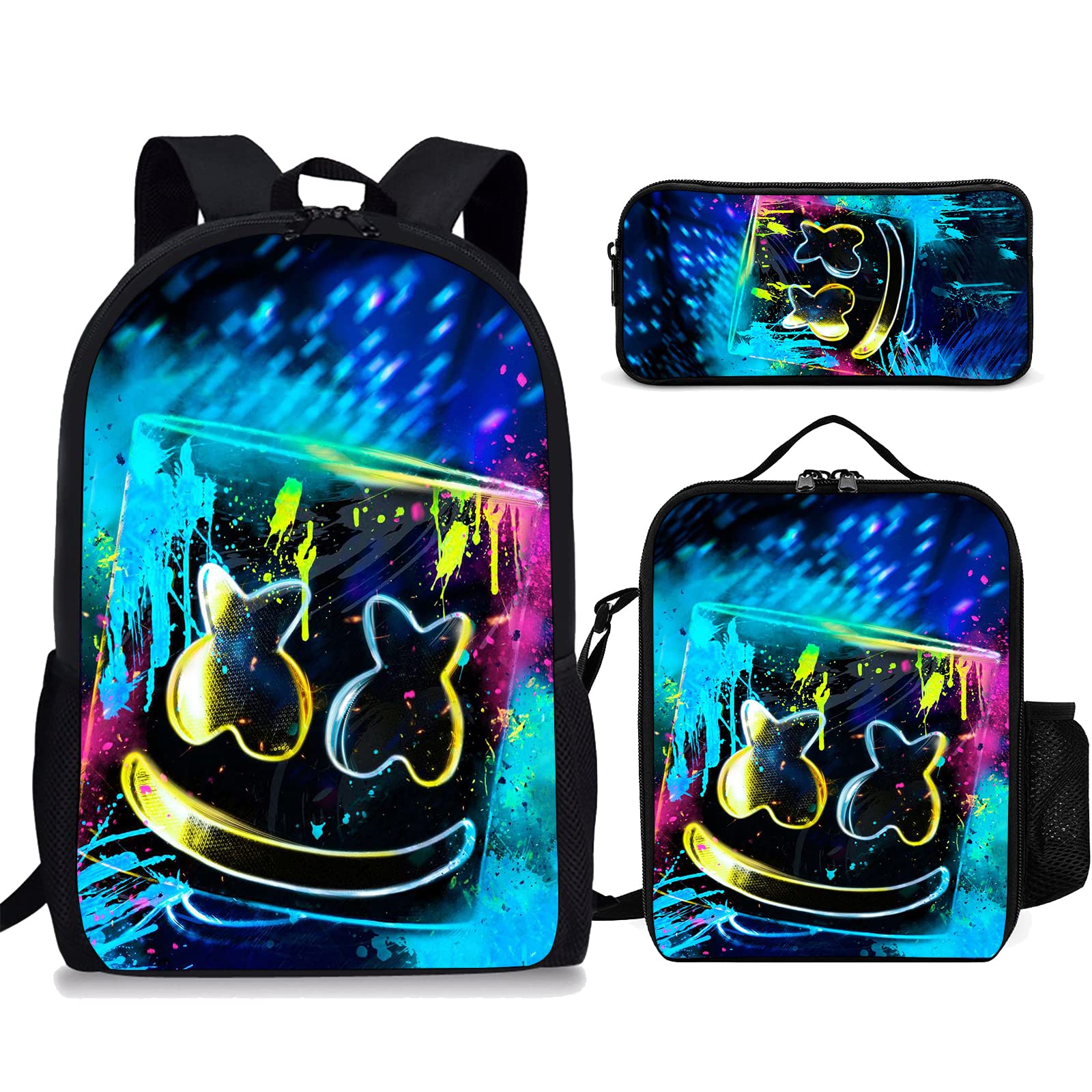 MDZZ Backpack Marshmallow Backpack School Backpacks For Teenagers Boys  Girls Student Bags Usb Multifunction Travel Luminous Bag Laptop Pack  CG5222: Buy Online at Best Price in UAE - Amazon.ae