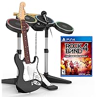 Rock Band 4 Band-in-a-Box Bundle - PlayStation 4 (Renewed)