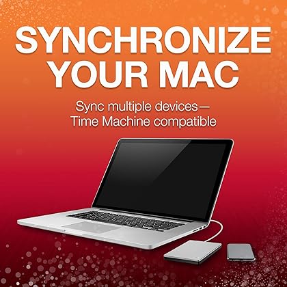 Seagate Backup Plus Slim for Mac 2TB External Hard Drive HDD – USB 3.0, 2 Months Adobe CC Photography (STDS2000100)
