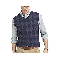 IZOD Men's Textured Argyle V-Neck Sweater Vest