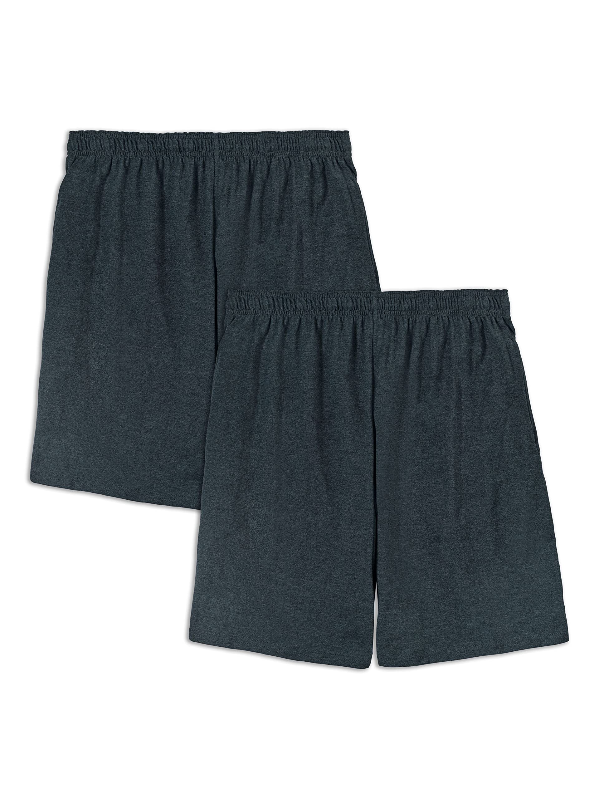 Fruit of the Loom Men's Eversoft Cotton Shorts with Pockets (S-4XL)