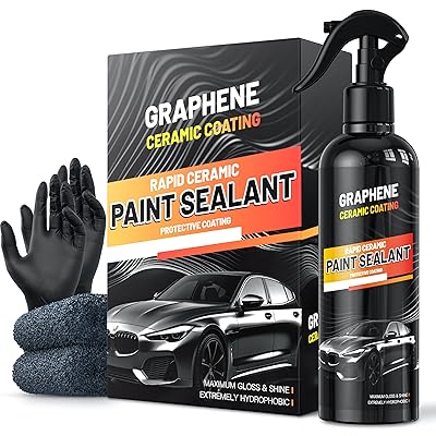Graphene Ceramic Coating for Cars (17oz) - 12H Ceramic Spray Coating - 24+  Months of Long Lasting Protection - Ultra High Gloss & Shine - Unmatched