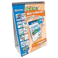 What is Weather? Flip Chart Set (Grades 3 - 5) - 10 Laminated Write-On/Wipe-Off, Double-Sided Charts Mounted on Easel with Activity Guide