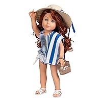 ADORA Amazon Exclusive Amazing Girls Collection, 18” Realistic Doll with Changeable Outfit and Movable Soft Body, Birthday Gift for Kids and Toddlers Ages 6+ - Sasha