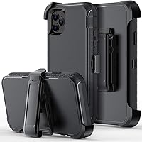 ORIbox Case Compatible with iPhone 12 Pro Max Case, Heavy Duty Shockproof Anti-Fall case with Belt Clip