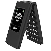 Flipper 4G Volte Unlocked Flip Phone ATT TMobile Speed Talk 2022 Model - Black