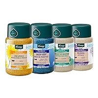 Kneipp Joint & Muscle Mineral Bath Salts with Arnica, Dream Away Mineral Bath Salts with Valerian & Hops, Relaxing Mineral Bath Salts with Lavender, Mineral Bath Salts with Refreshing Eucalyptus