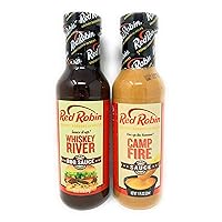 Red Robin | Campfire & Whiskey River BBQ Sauce Combo | 1 Bottle Each