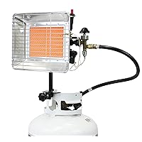 Flame King GS4200EP 13,000 BTU Propane Tank Top Heater, Great for Outdoor Jobs, Construction Sites, Campsites, Thawing and Heating Purposes Silver