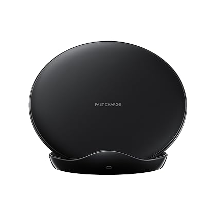 SAMSUNG Qi Certified Fast Charge Wireless Charger Stand (2018 Edition) Universally Compatible with Qi Enabled Smartphones - US Version - Black - EP-N5100TBEGUS