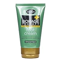 Shikai Products Borage Dry Skin Foot Cream 4.2 oz ( Multi-Pack)