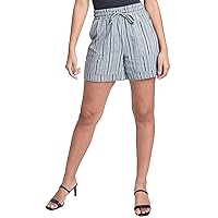 YMI Women's Linen Shorts with Pockets