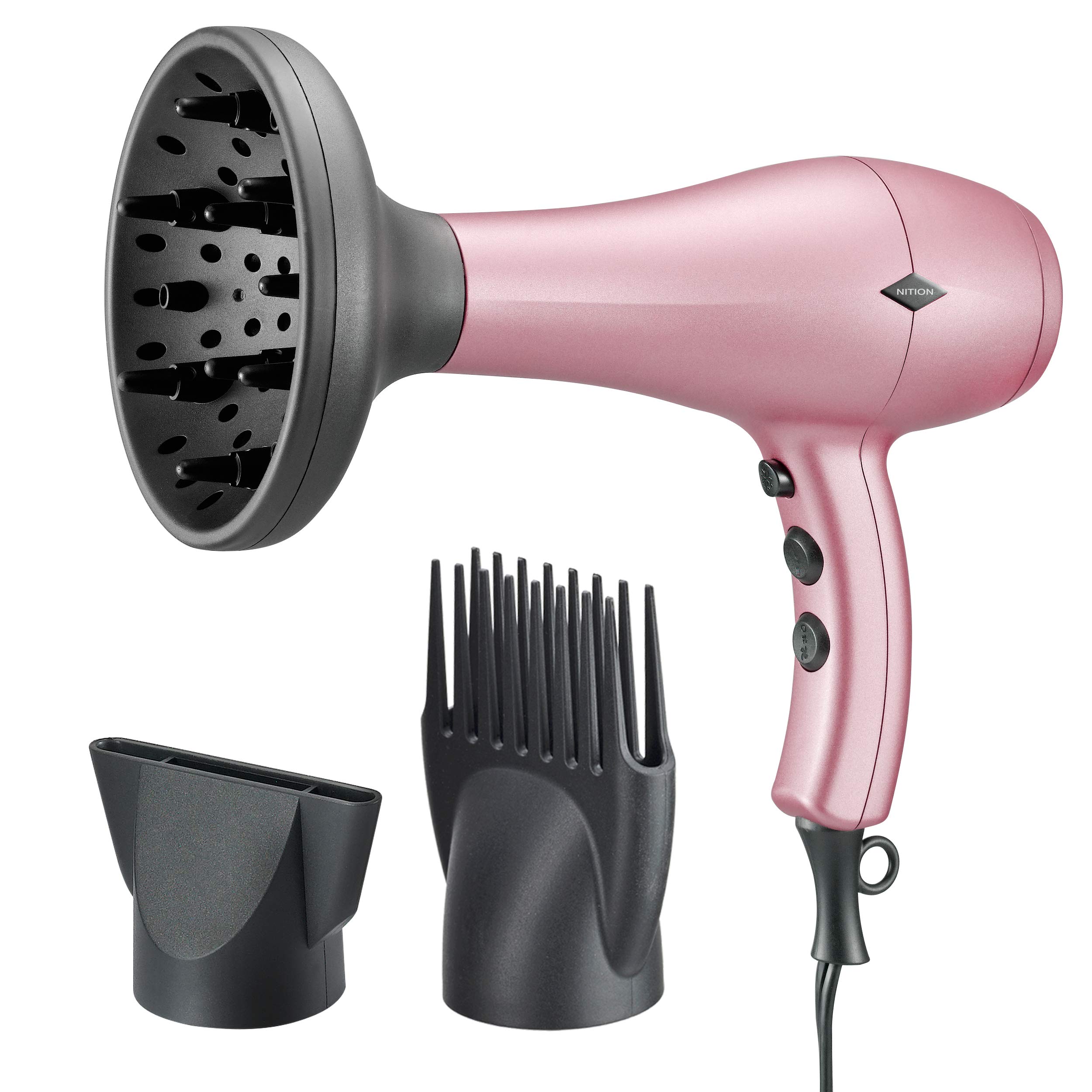 Hair dryer, 2 speeds and 3 heat settings. Includes concentrator and...