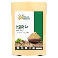Moringa Powder Organic Leaves oleifera Pure Premium Indian Powder Natural Fresh Morning Drink Vitamins in Antioxidants and Immune Vitamin Superfoods 5.3oz Pack