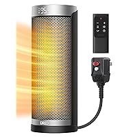Dreo Space Heater for Bathroom and Indoor, 70°Oscillating, 5 Modes, Remote for Home Bedroom, 12H Timer, with ALCI Safety Plug