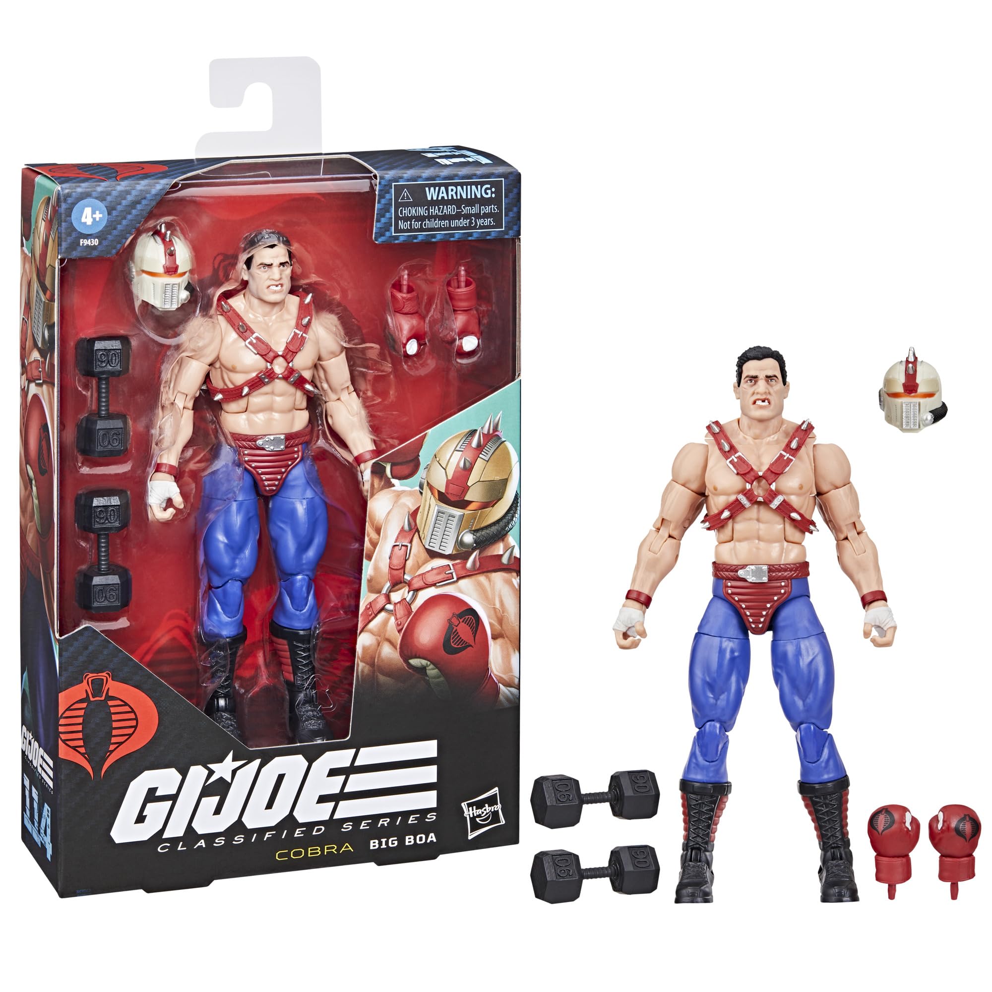 G.I. Joe Classified Series #114, Big Boa, Collectible 6-Inch Action Figure with 5 Accessories